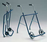 Andador Plegable con ruedas de 125 mm